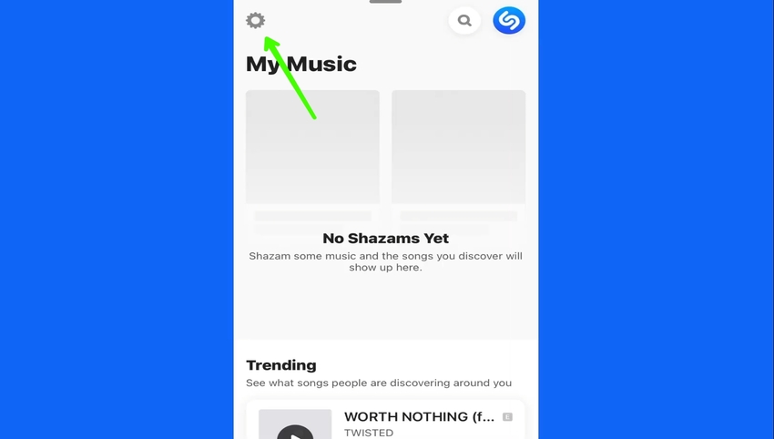 آموزش اتصال برنامه Shazam به Spotify