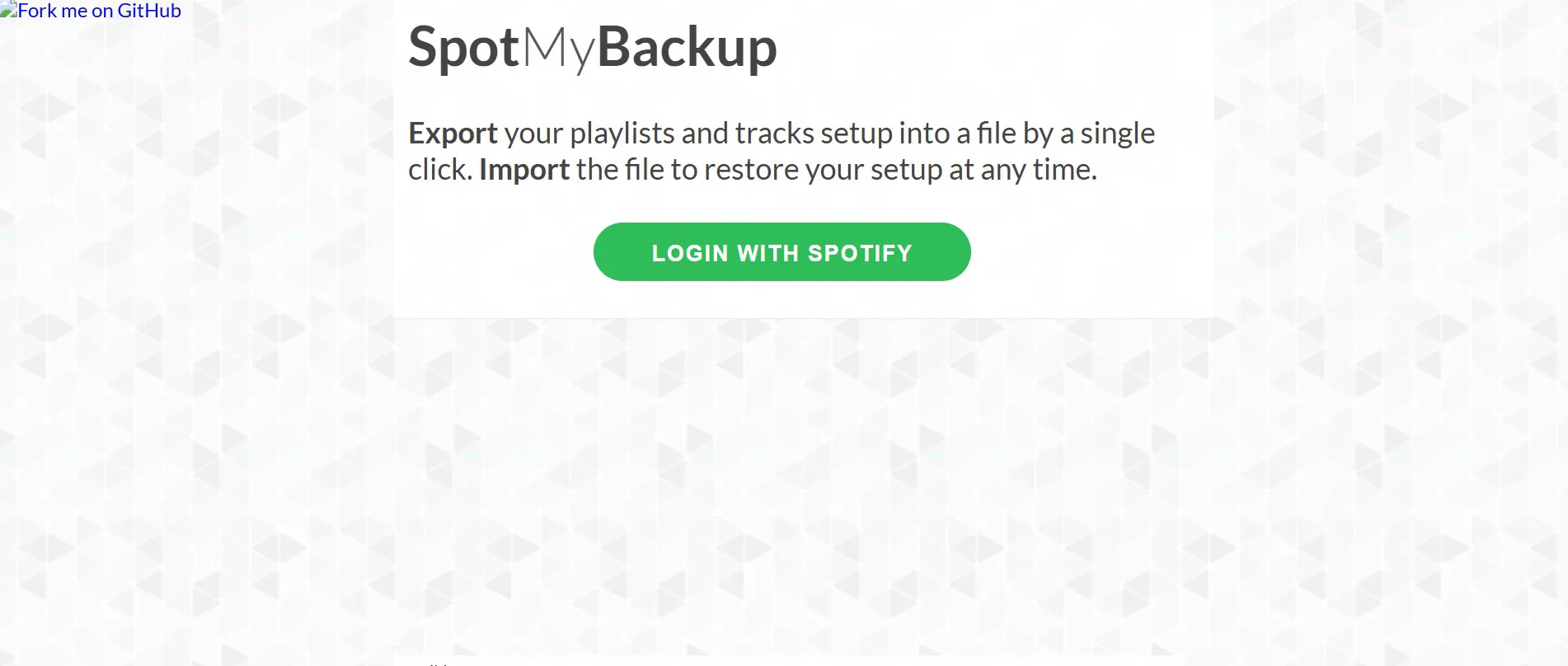 SpotMyBackup