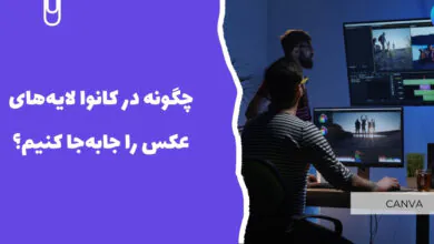 چگونه در کانوا لایه&zwnj; های عکس را جابه&zwnj;جا کنیم؟